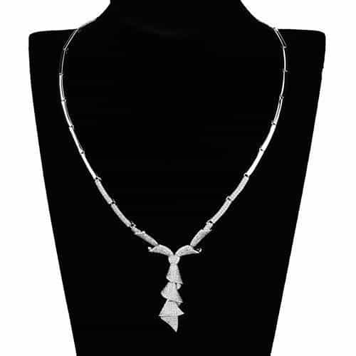 Brass Pendant Necklace Set | The Stainless Jewelry view 4