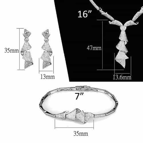 Brass Pendant Necklace Set | The Stainless Jewelry view 5