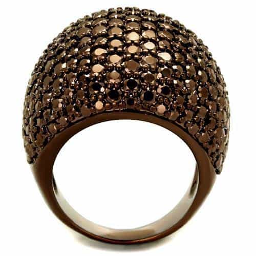 Brass Ball Cluster Dome Ring | The Stainless Jewelry view 7