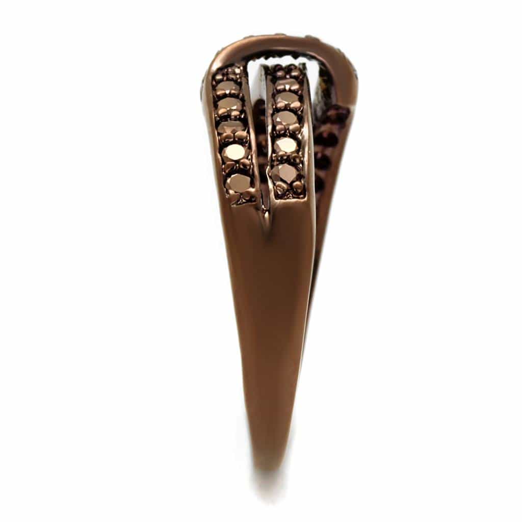 Brass Dome Cluster Ring | The Stainless Jewelry view 8