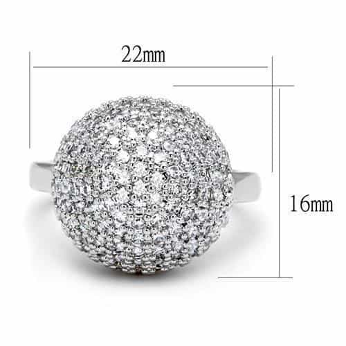 Brass Oval Dome Ring | The Stainless Jewelry view 2