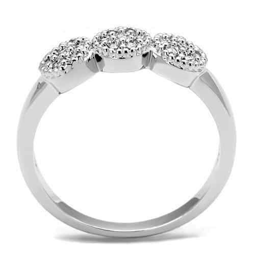 Brass Double Cluster Ring | The Stainless Jewelry view 7