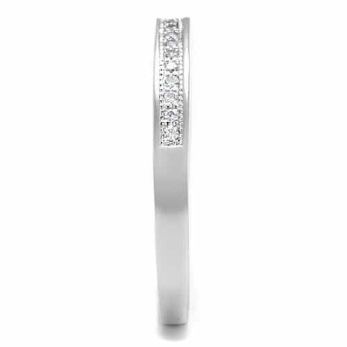 Brass Solitaire Eternity Ring | The Stainless Jewelry view 8