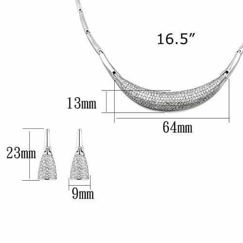 Brass Minimalist Omega Neckwire Drop Set | The Stainless Jewelry view 6