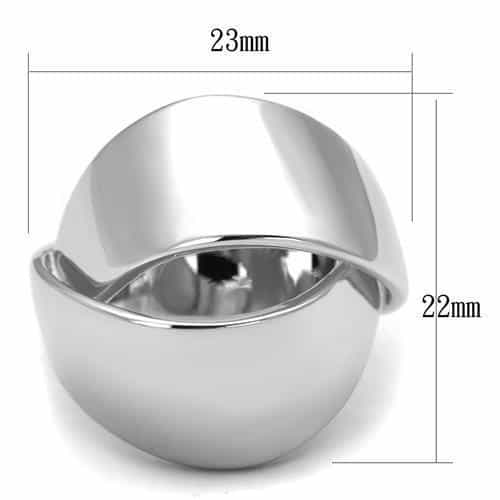 Brass Polished Wide Dome Ring | The Stainless Jewelry view 6