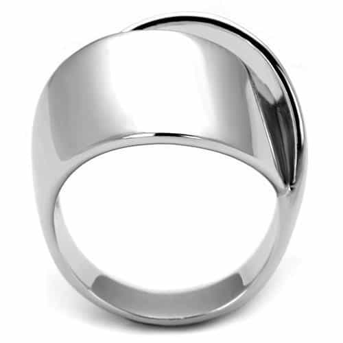Brass Polished Wide Dome Ring | The Stainless Jewelry view 7