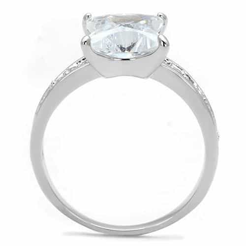 Brass CZ Star Five-Point Pavé Band Ring | The Stainless Jewelry view 3