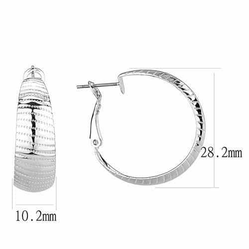 Brass Textured Wide Hoop Ring | The Stainless Jewelry view 2
