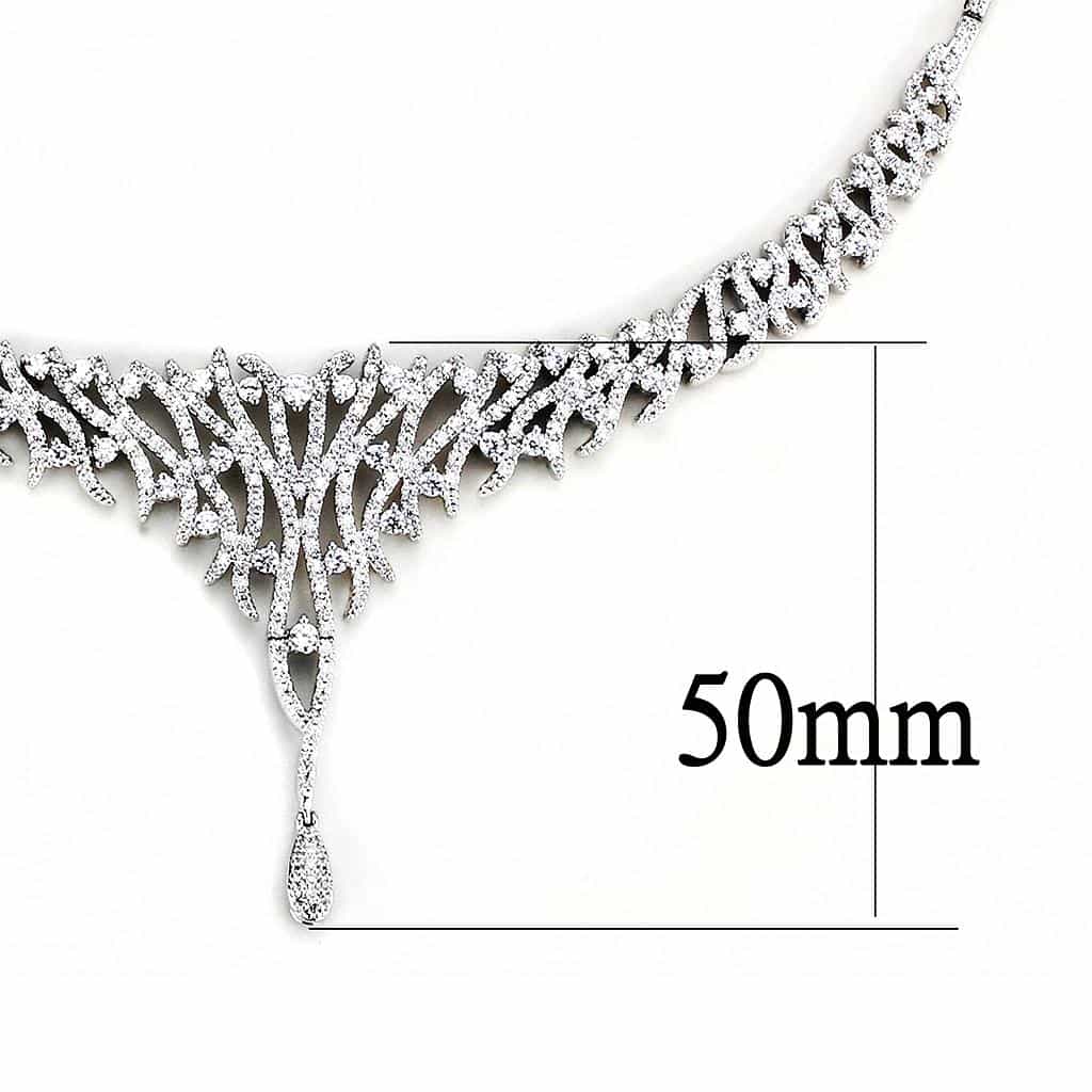 Brass CZ Leaf Starburst Drop Set | The Stainless Jewelry view 9
