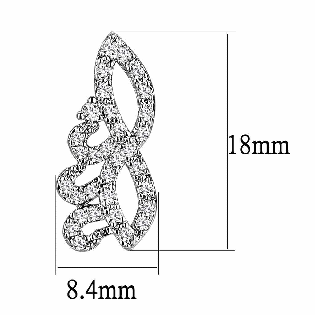 Brass CZ Celtic Knot Cascade Set | The Stainless Jewelry view 11