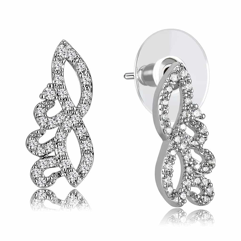Brass CZ Celtic Knot Cascade Set | The Stainless Jewelry view 4