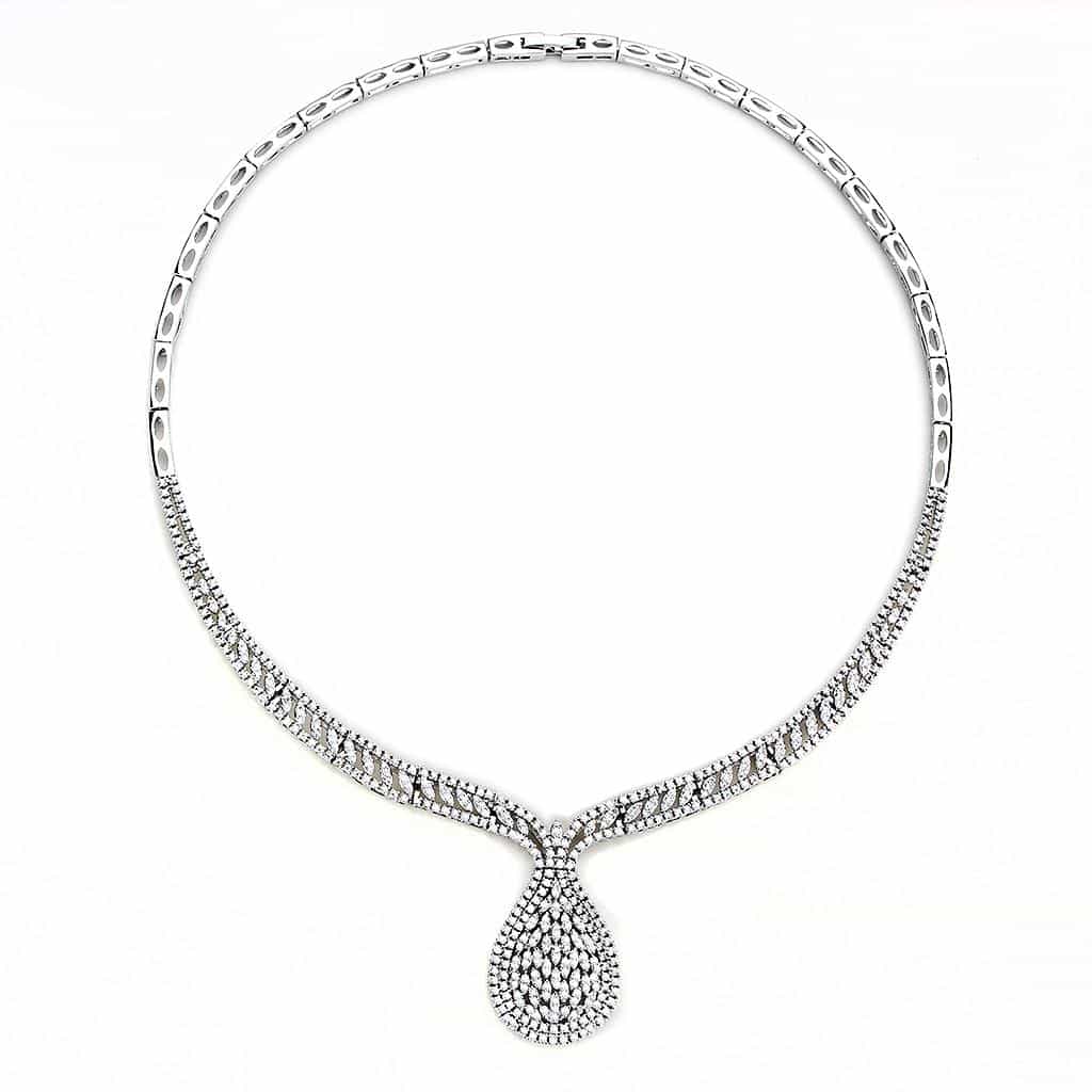 Brass CZ Pavé Teardrop Double Drop Set | The Stainless Jewelry view 8