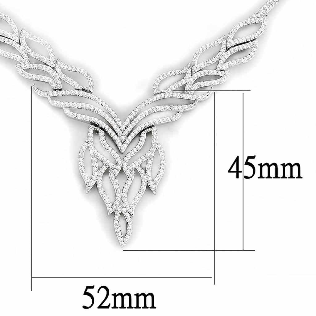 Brass CZ Leaf Chevron Woven Set | The Stainless Jewelry view 9