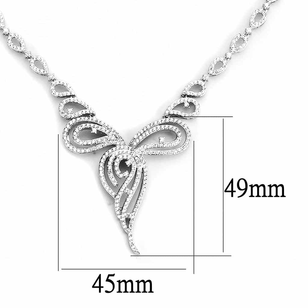 Brass CZ Scroll Vine Drop Set | The Stainless Jewelry view 9