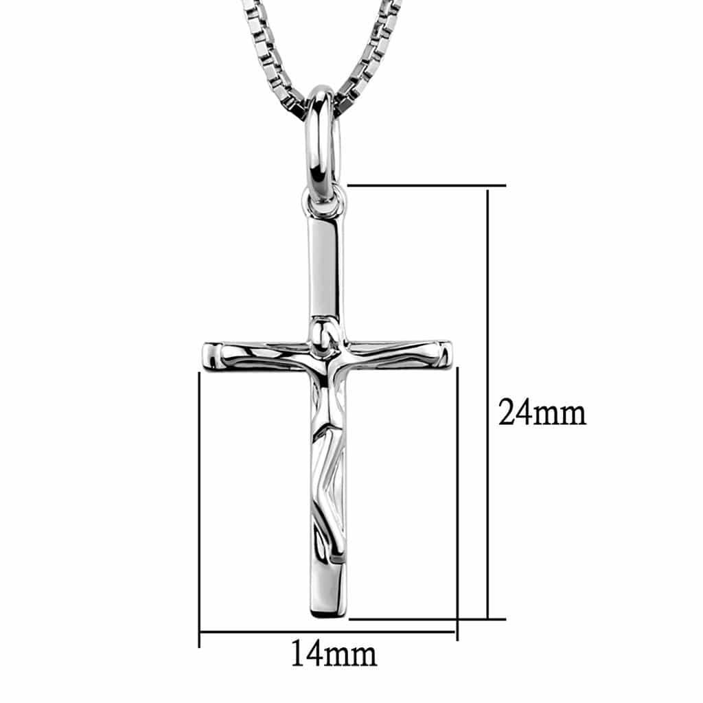 Brass Polished Crucifix Cross Pendant | The Stainless Jewelry view 2