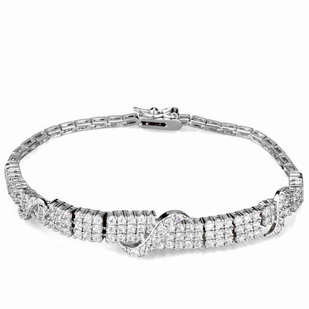 Brass CZ Bar Fringe Tassel Chain Ring | The Stainless Jewelry view 3
