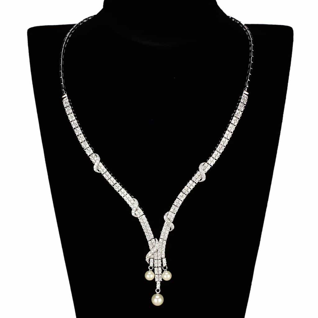 Brass CZ Bar Fringe Tassel Chain Ring | The Stainless Jewelry view 4
