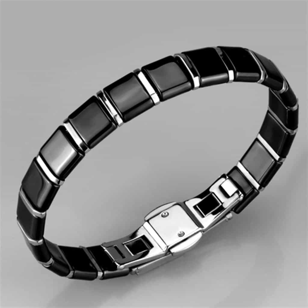 Stainless Steel Repetitive Links Bracelet | The Stainless Jewelry view 2