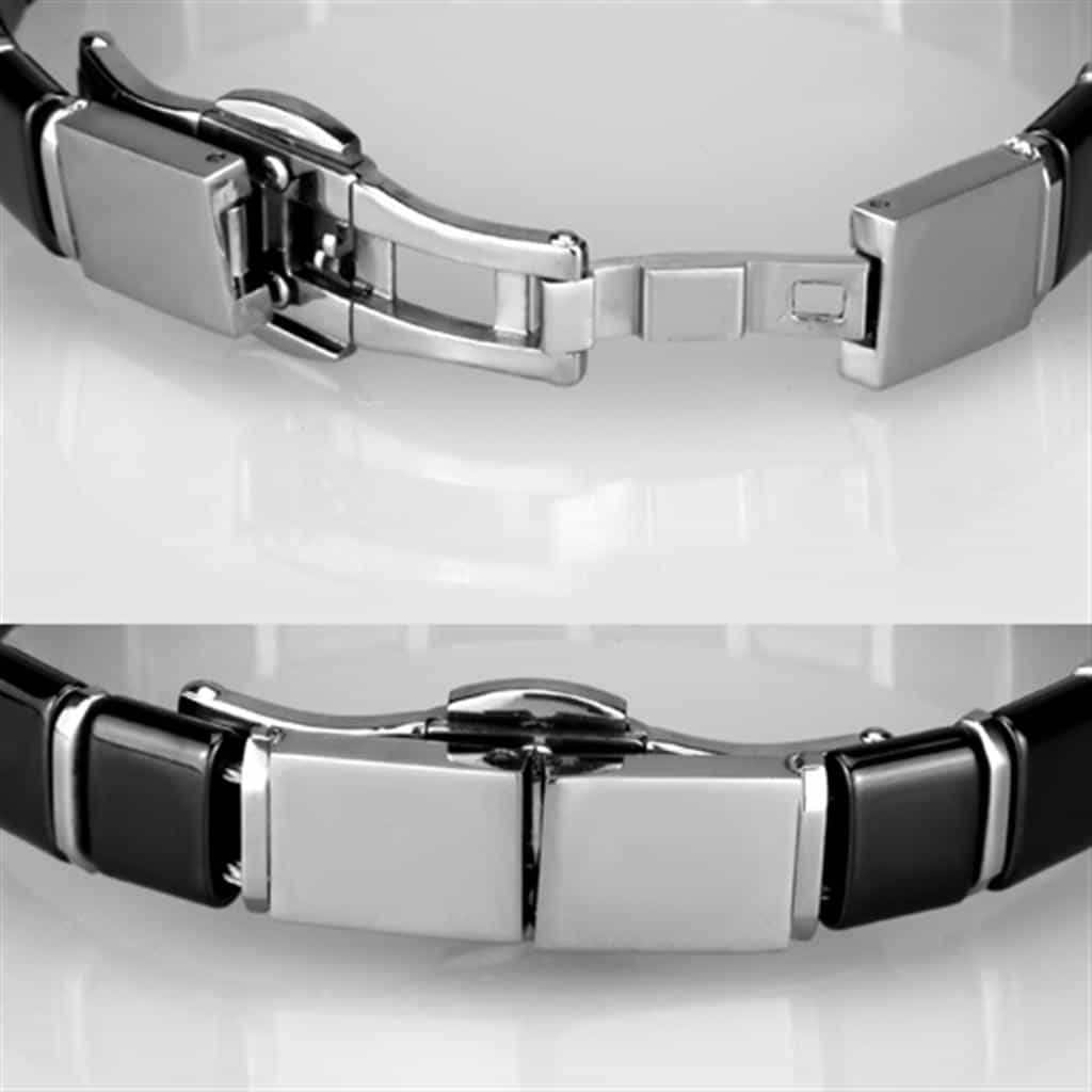 Stainless Steel Repetitive Links Bracelet | The Stainless Jewelry view 4
