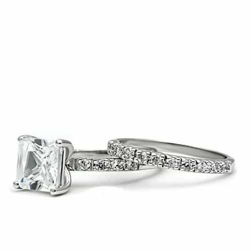 Brass Crossover Bridal Ring | The Stainless Jewelry view 8
