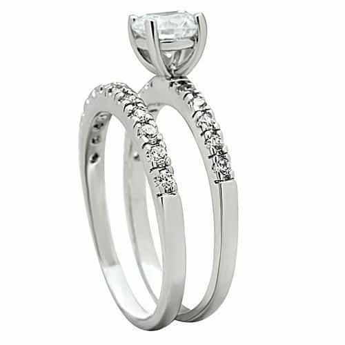 Brass Solitaire Prong Slim Ring | The Stainless Jewelry view 8