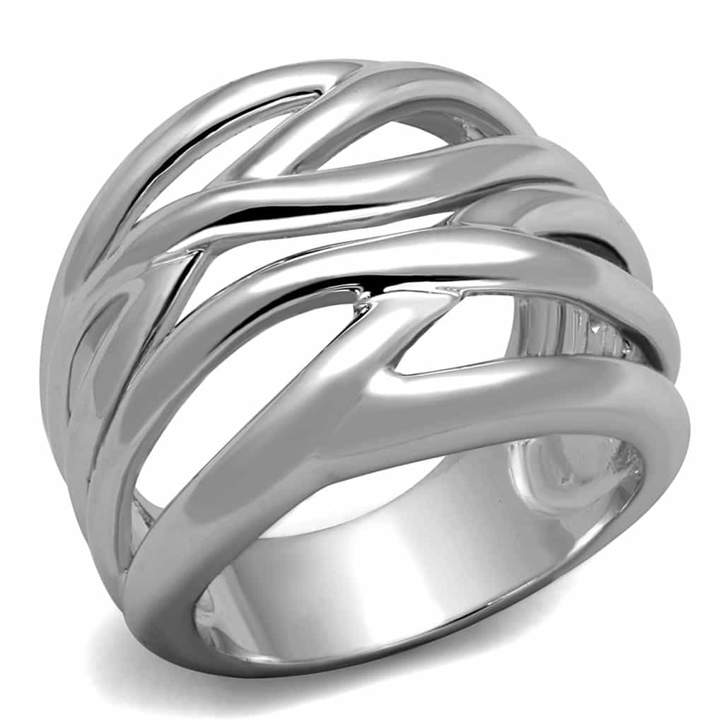 Brass Wave Wrap Ring | The Stainless Jewelry view 5