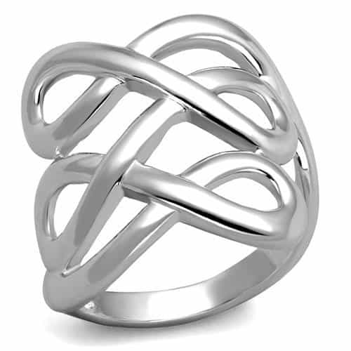 Brass Knot Braid Ring | The Stainless Jewelry view 1