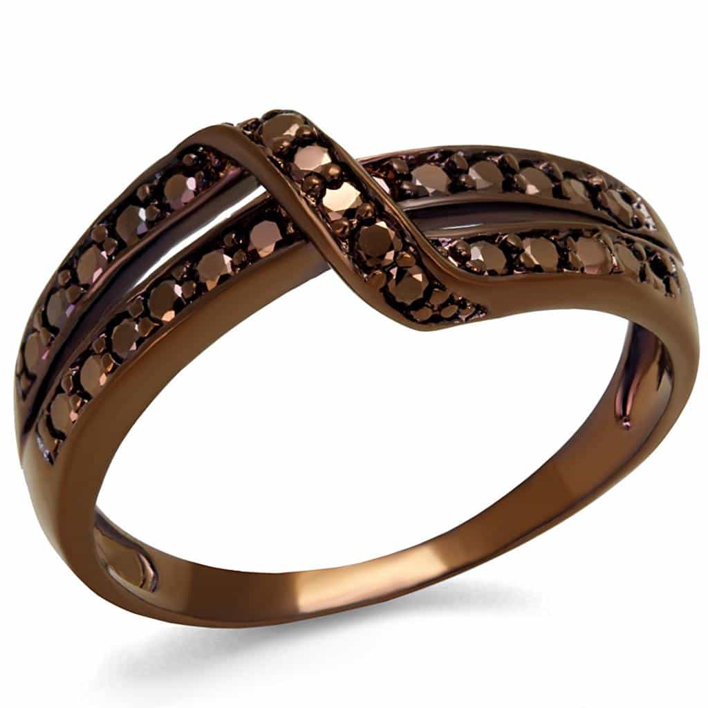 Brass Dome Cluster Ring | The Stainless Jewelry view 5