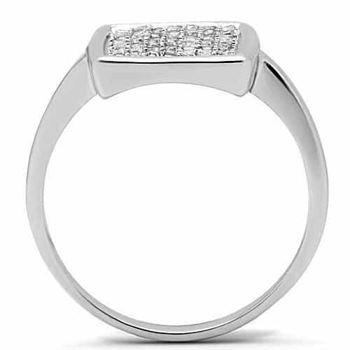 Brass Square Cluster Ring | The Stainless Jewelry view 7