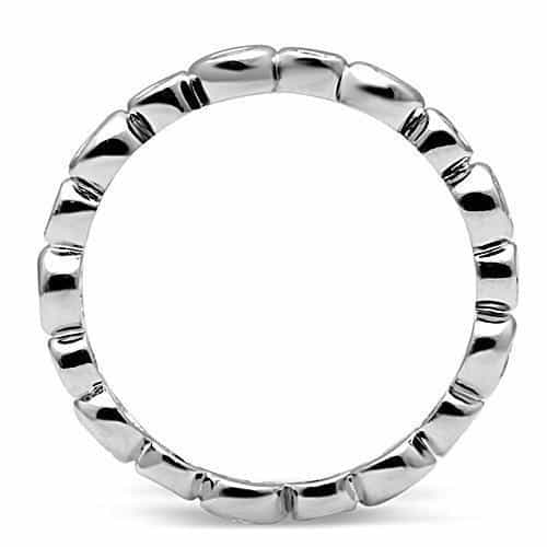 Brass Bezel Milgrain Ring | The Stainless Jewelry view 3