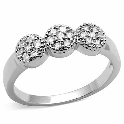 Brass Double Cluster Ring | The Stainless Jewelry view 5