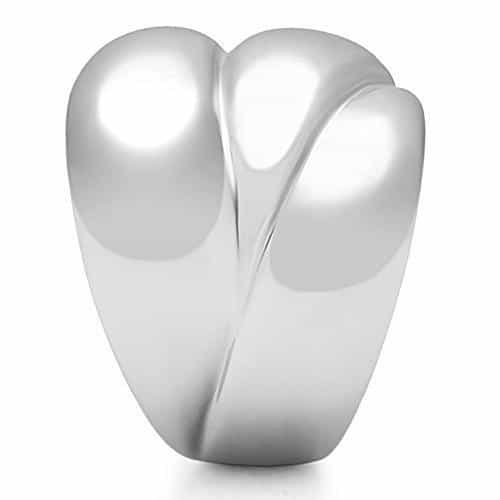 Brass Polished Double Dome Wide Ring | The Stainless Jewelry view 8