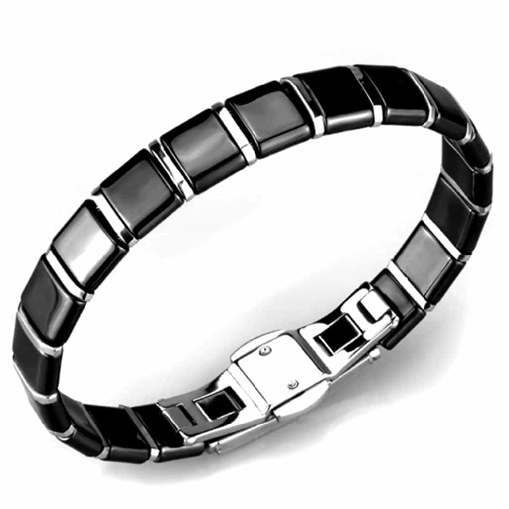 Stainless Steel Repetitive Links Bracelet | The Stainless Jewelry view 1