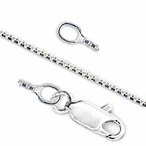 Sterling Silver Box Chain Ring | The Stainless Jewelry view 1
