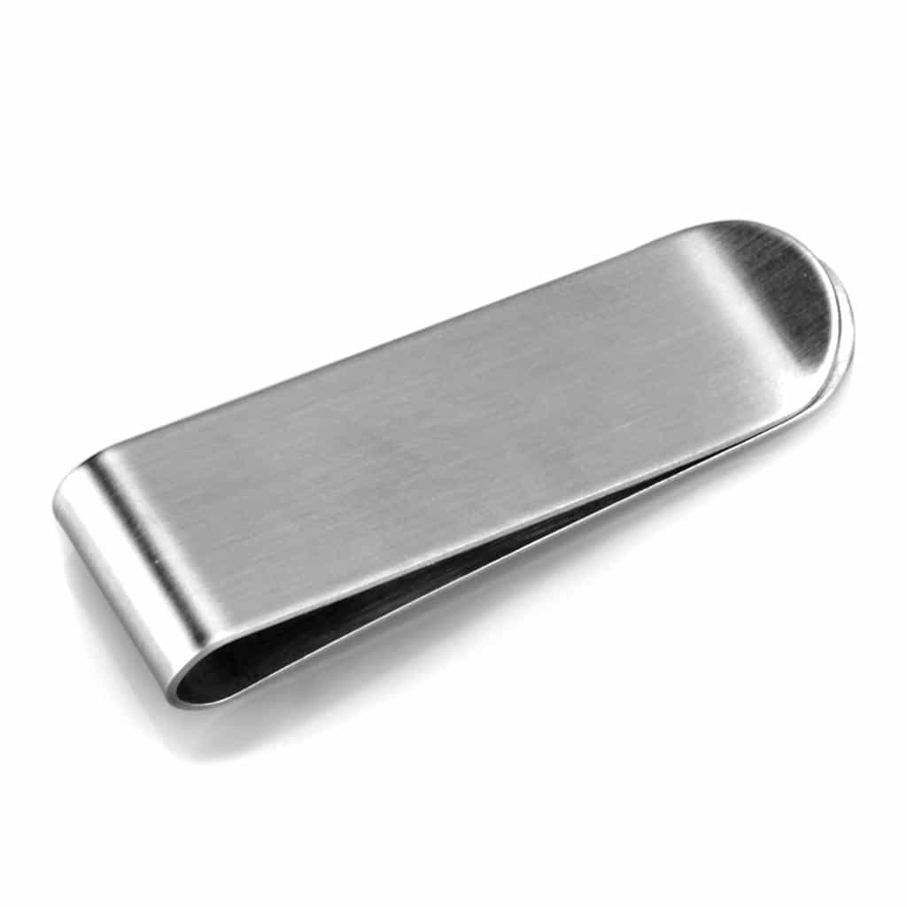 Stainless Steel Silver Polished Plain Money Clip view 2