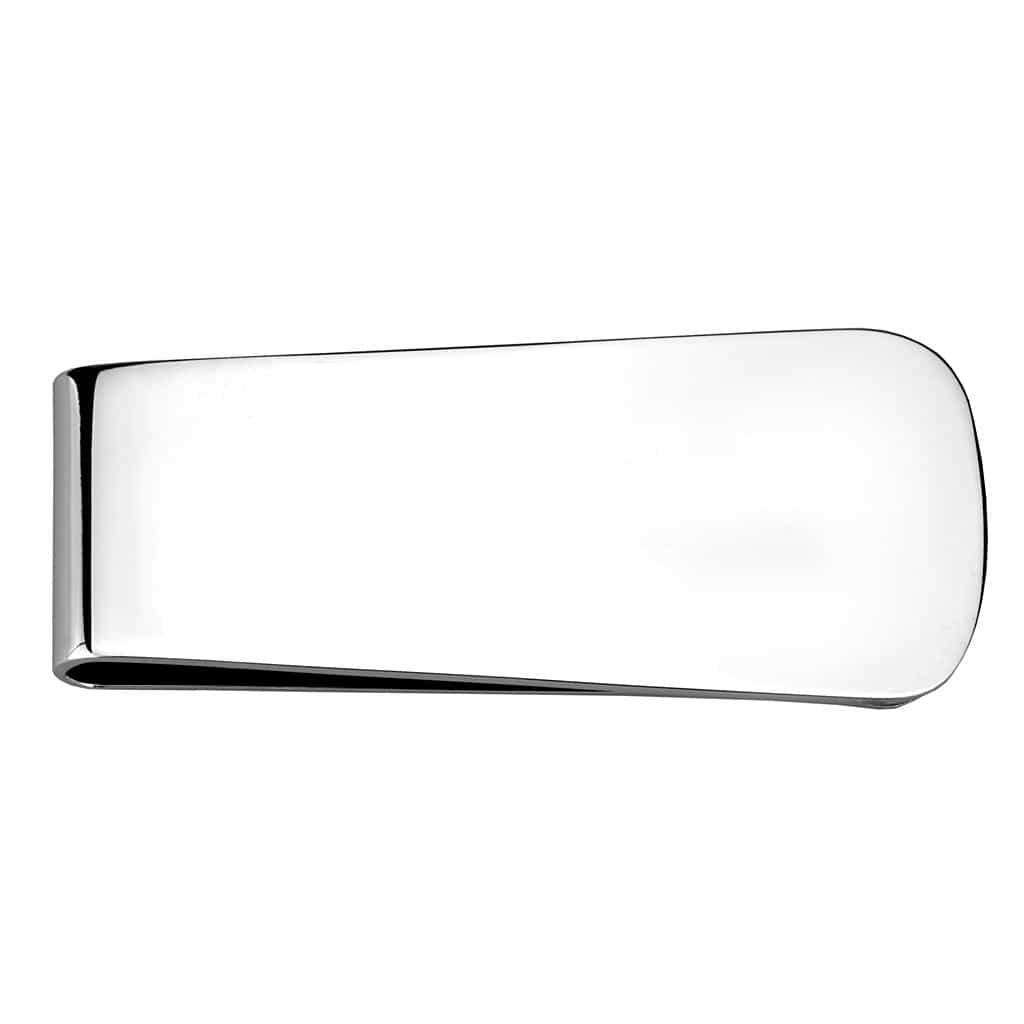 Brass Silver Polished Plain Money Clip LO4141 view 3