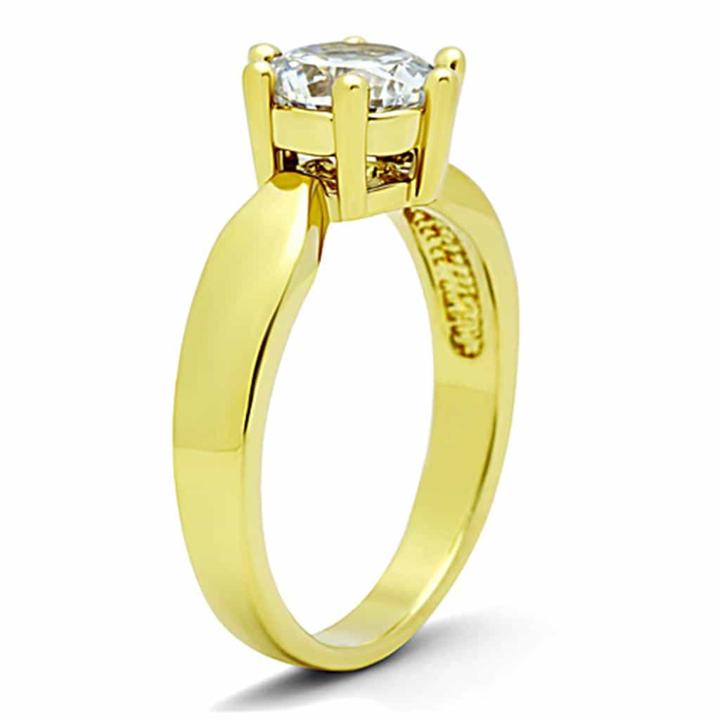 Stainless Steel Solitaire Classic Ring | The Stainless Jewelry view 8