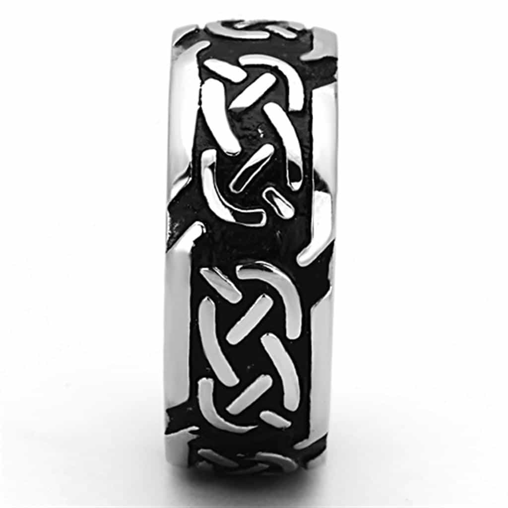 Stainless Steel Celtic Knot Band Ring | The Stainless Jewelry view 8