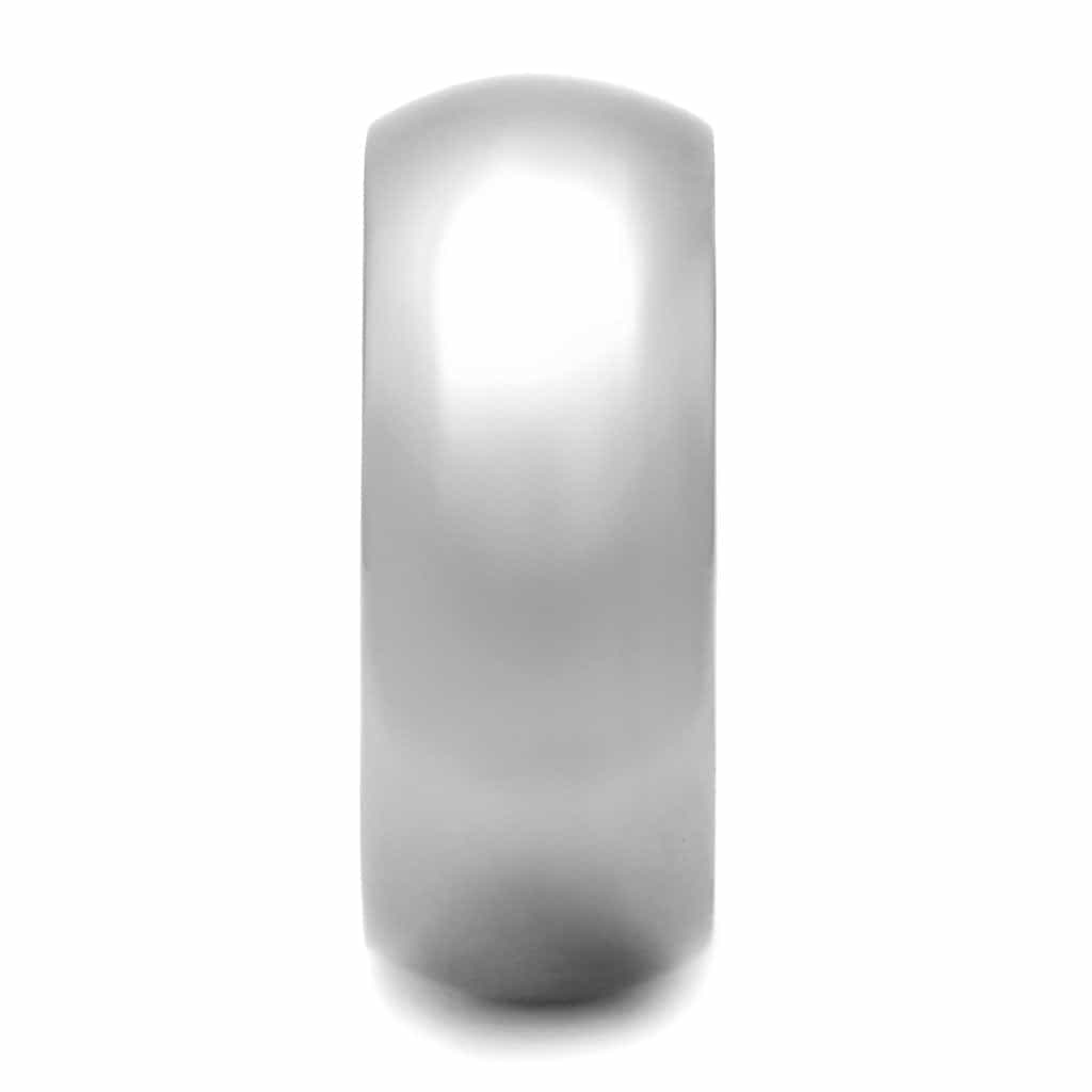 Stainless Steel Polished Smooth Wide Dome Ring view 4