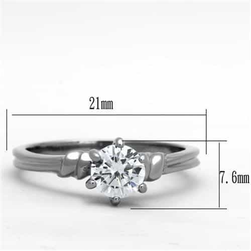 Stainless Steel Round Classic Thin Ring | The Stainless Jewelry view 6