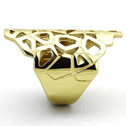 Stainless Steel Filigree Cutout Ring | The Stainless Jewelry view 4