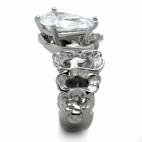 Stainless Steel Round Knot Bypass Ring | The Stainless Jewelry view 8