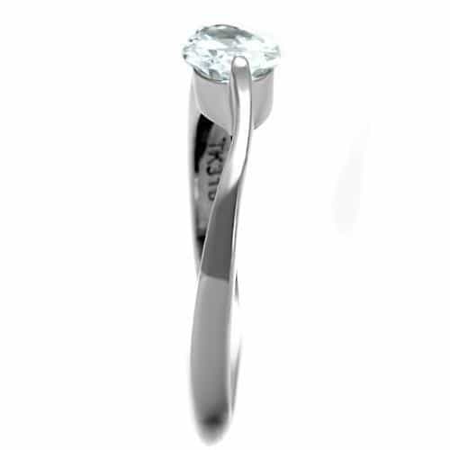 Stainless Steel Round Crown Split Ring | The Stainless Jewelry view 8
