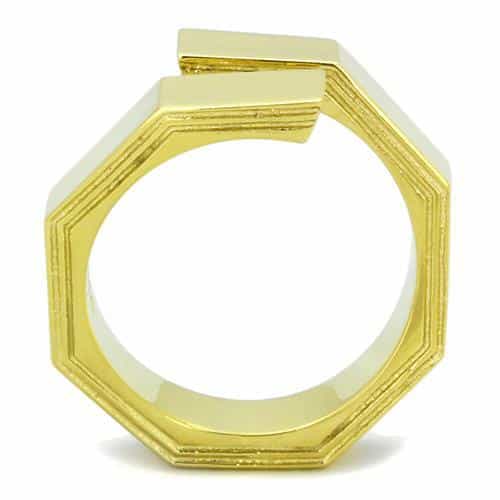 Stainless Steel Geometric Hexagon Ring | The Stainless Jewelry view 7