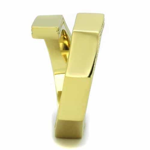 Stainless Steel Geometric Hexagon Ring | The Stainless Jewelry view 4