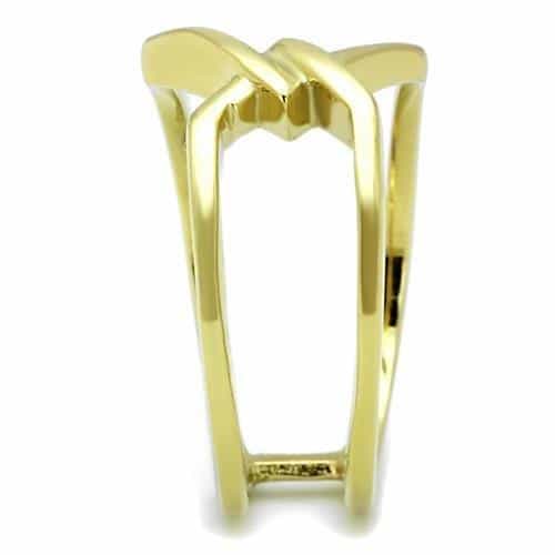 Stainless Steel Open Oval Cuff Ring view 4