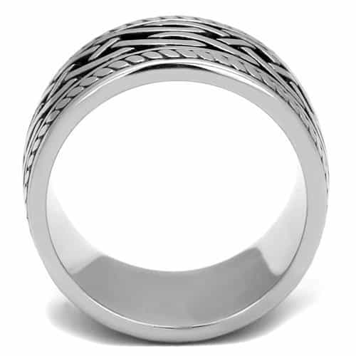 Stainless Steel Celtic Basket Weave Ring | The Stainless Jewelry view 7