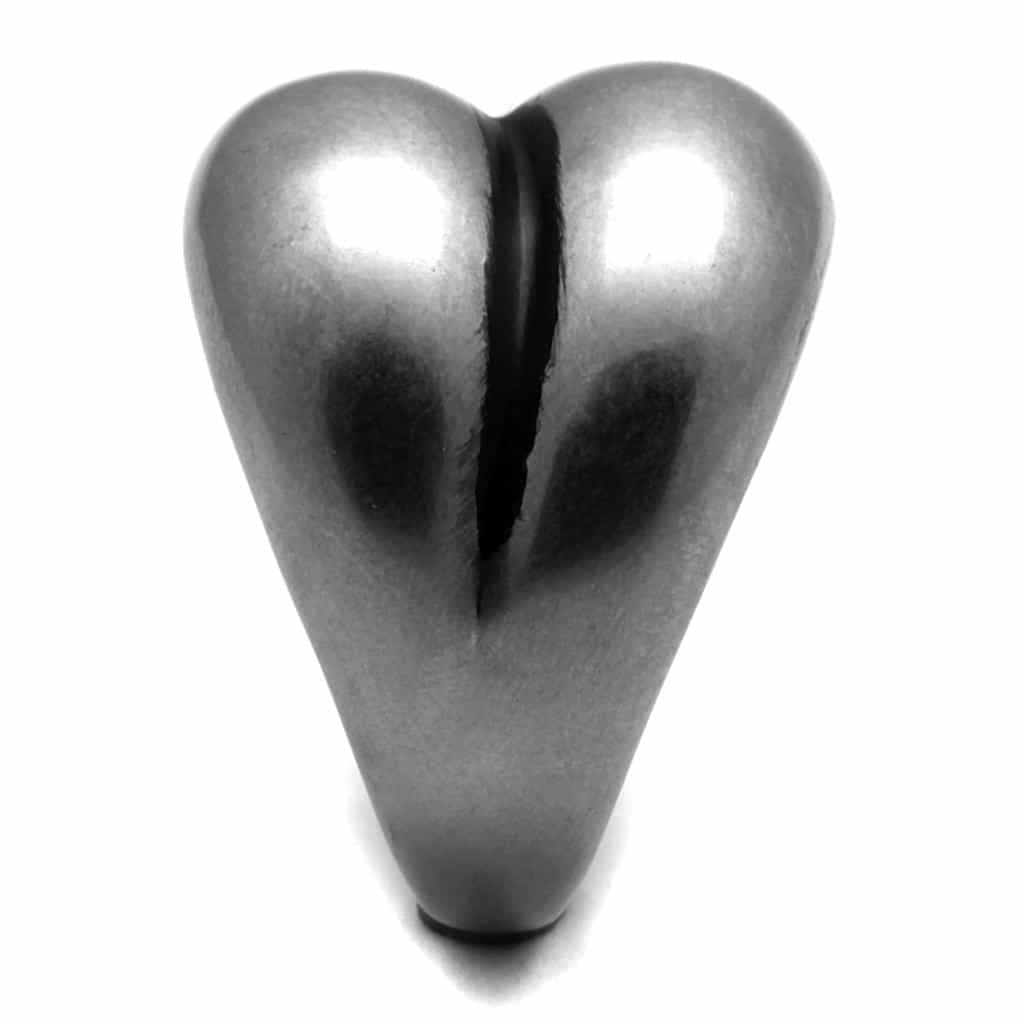 Stainless Steel Polished Smooth Dome Crossover Ring view 4