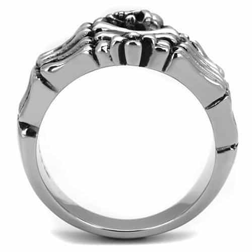 Stainless Steel Skeleton Hand Claw Ring | The Stainless Jewelry view 3