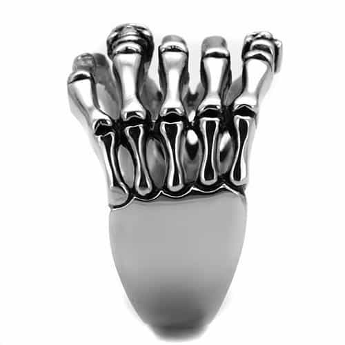 Stainless Steel Skeleton Hand Claw Ring | The Stainless Jewelry view 4